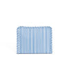 Medium Zip Pouch - Chambray Stripe (Personalization Included)