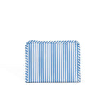 Medium Zip Pouch - Chambray Stripe (Personalization Included)