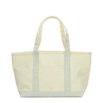 Medium Tote - Grey Gingham Trim (Personalization Included)