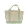 Mini Tote - Leaf Gingham Trim (Personalization Included)