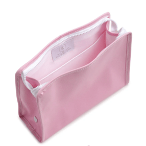 Large Zip Pouch - Coated Canvas - Peony (Personalization Included) - J.A. Whitney