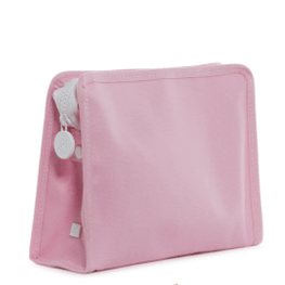Medium Zip Pouch - Coated Canvas Peony (Personalization Included) - J.A. Whitney