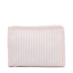 Small Zip Pouch - Pink Stripe (Personalization Included)