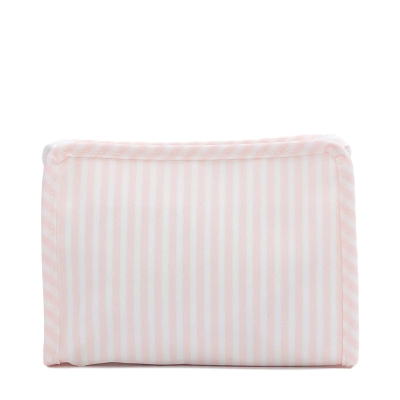 Small Zip Pouch - Pink Stripe (Personalization Included)