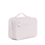 Hanging Toiletry Bag - Pink Stripe (Personalization Included)