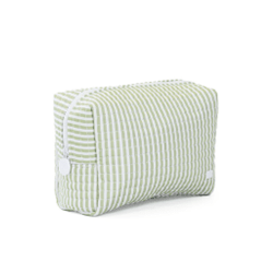 Quilted Everyday Bag - Sage Stripe (Personalization Included) - J.A. Whitney
