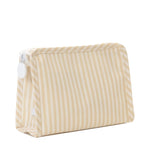 Medium Zip Pouch - Sand Stripe (Personalization Included)