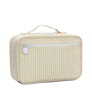 Hanging Toiletry Bag - Sand Stripe (Personalization Included) - J.A. Whitney
