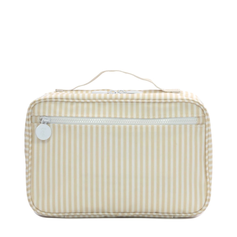 Hanging Toiletry Bag - Sand Stripe (Personalization Included)