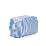 Stowaway Toiletry Bag - Chambray Stripe (Personalization Included)