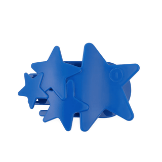 Blue Shooting Star Large Flat Hair Clip - J.A. Whitney