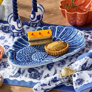 Blue Turkey Platter - J.A. Whitney