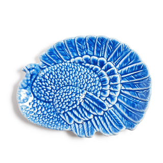 Blue Turkey Platter - J.A. Whitney
