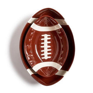 Medium Ceramic Football Bowl