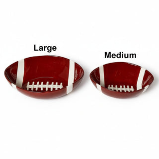 Large Ceramic Football Bowl - J.A. Whitney
