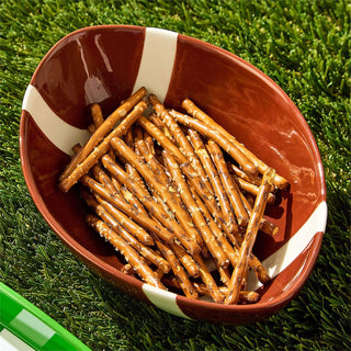 Medium Ceramic Football Bowl