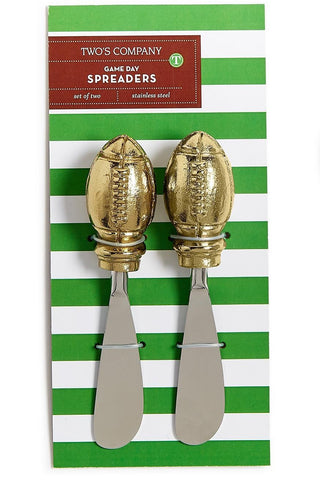 Gold Football Spreaders