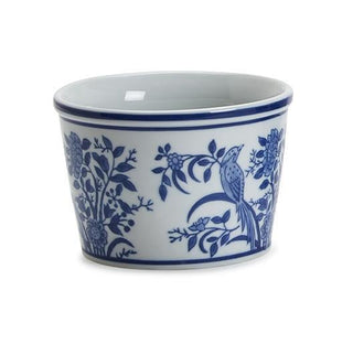 Large Blue Bird Chinoiserie Deli Container