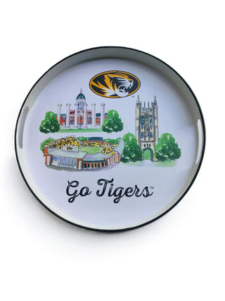 Mizzou Landmark Round Tray