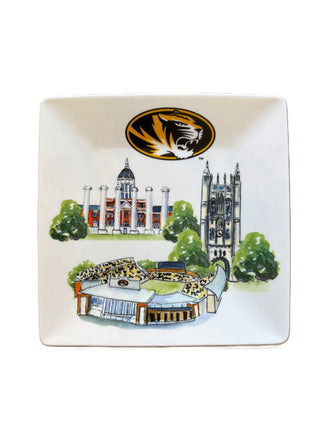 Mizzou Landmark Ceramic Trinket Tray