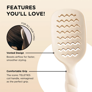 Vented Brush - Tan