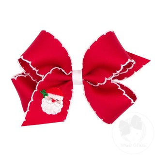 Med Red w/ Santa Bow
