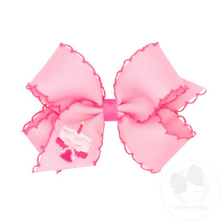 Pink w/ Birthday Cake Med Bow - J.A. Whitney