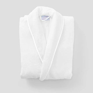 Women's White on White Long Signature Robe - Personalization Included - J.A. Whitney