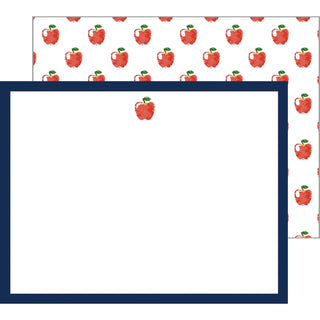 Apples flat notecards by WH Hostess