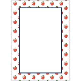 Apples 5x7 notepad by WH Hostess