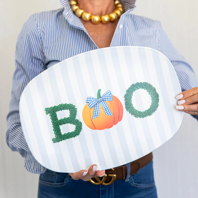 BOO Boxwood Serving Platter