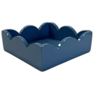 Navy Cocktail Napkin Holder - J.A. Whitney