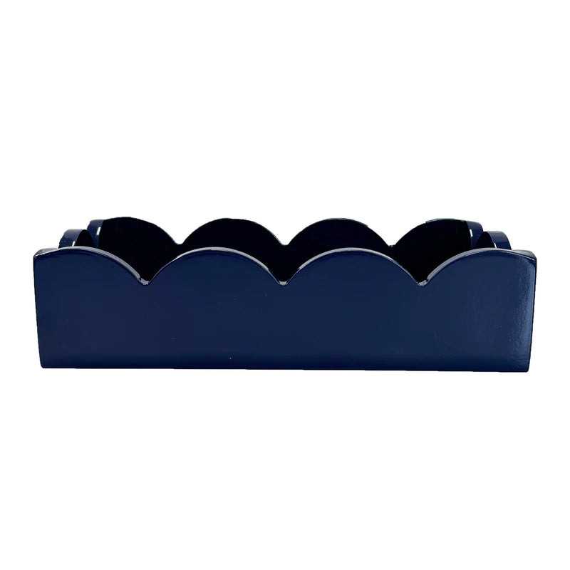 Navy Guest Towel Holder