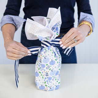 Pumpkin Toile Tea Towel