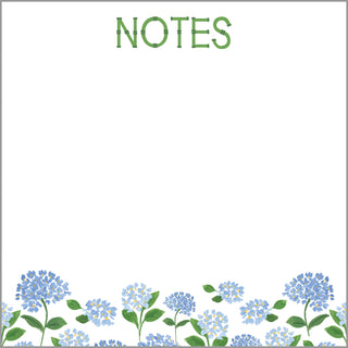 Blue Hydrangea Notes 8.5 X 8.5 Slab Notepad