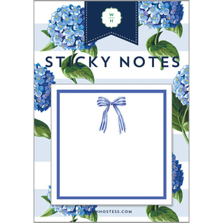 3"X3" Striped Bow Sticky Notes