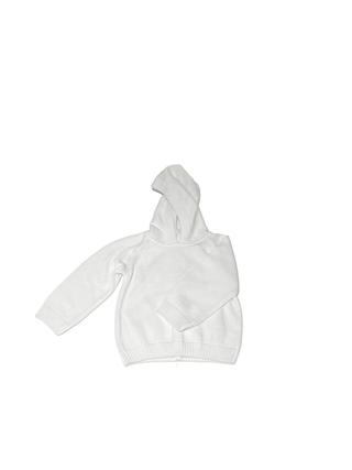 White Zip Back Hoodie w/Raglan Sleeve - Personalization Included - J.A. Whitney