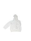 White Zip Back Hoodie w/Raglan Sleeve  - Personalization Included