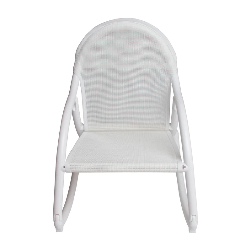 White Mesh Rocking Chair Personalization Available – Whitney