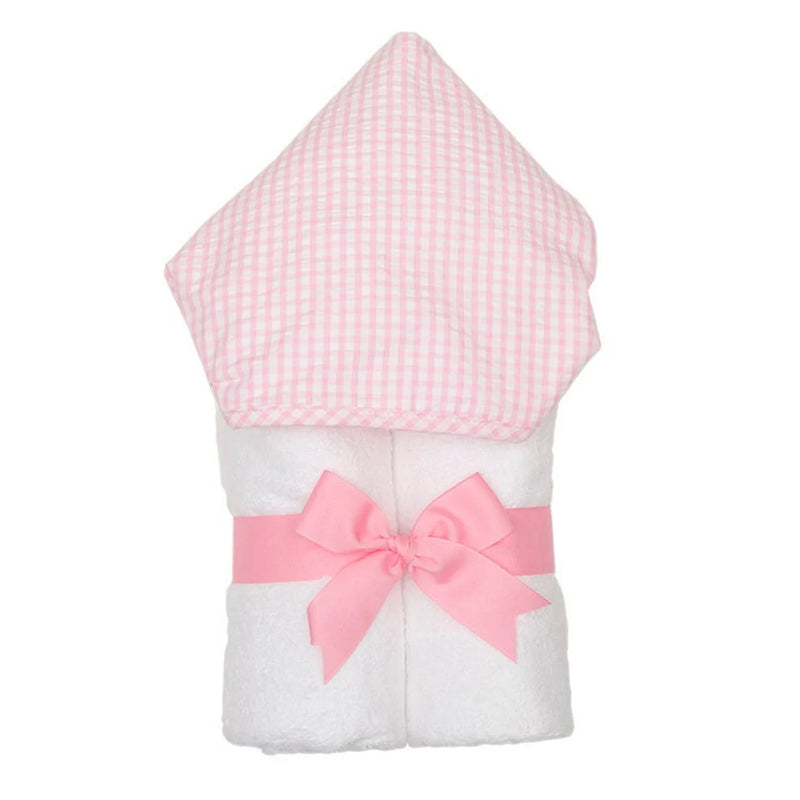 Pink Check Everykid Towel (Personalization Included)