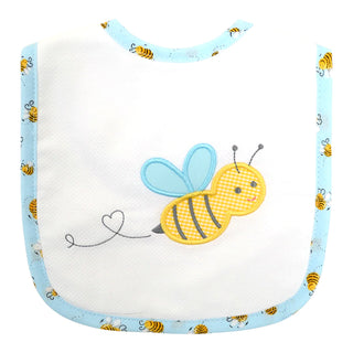 Blue Bee Bib (Personalization Included)