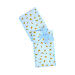 Blue Bee Fancy Fabric Burp (Personalization Included)