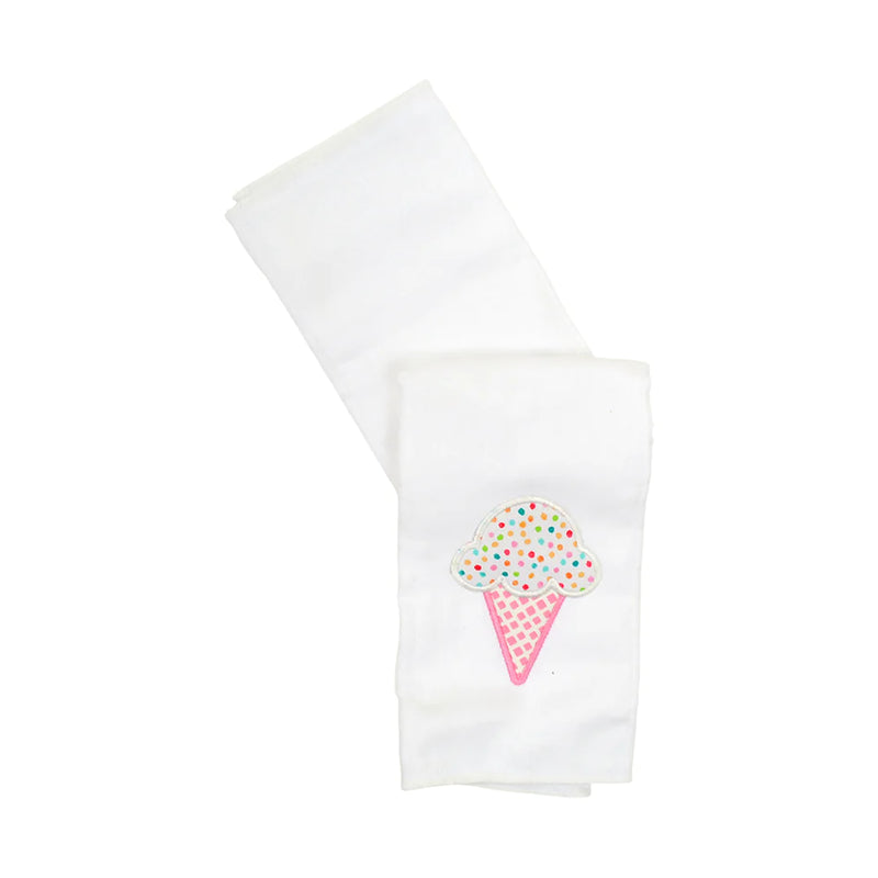 Ice Cream Burp Cloth (Personalization Included)