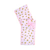 Pink Bee Fancy Fabric Burp (Personalization Included)