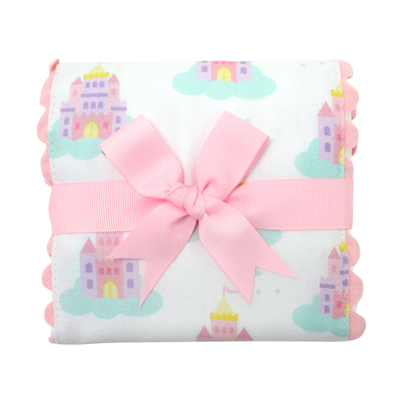 Princess Fancy Fabric Burp (Personalization Included)