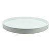 White Round 16x16 Straight Sided Tray - Personalization Temporarily Unavailable (see description for details)