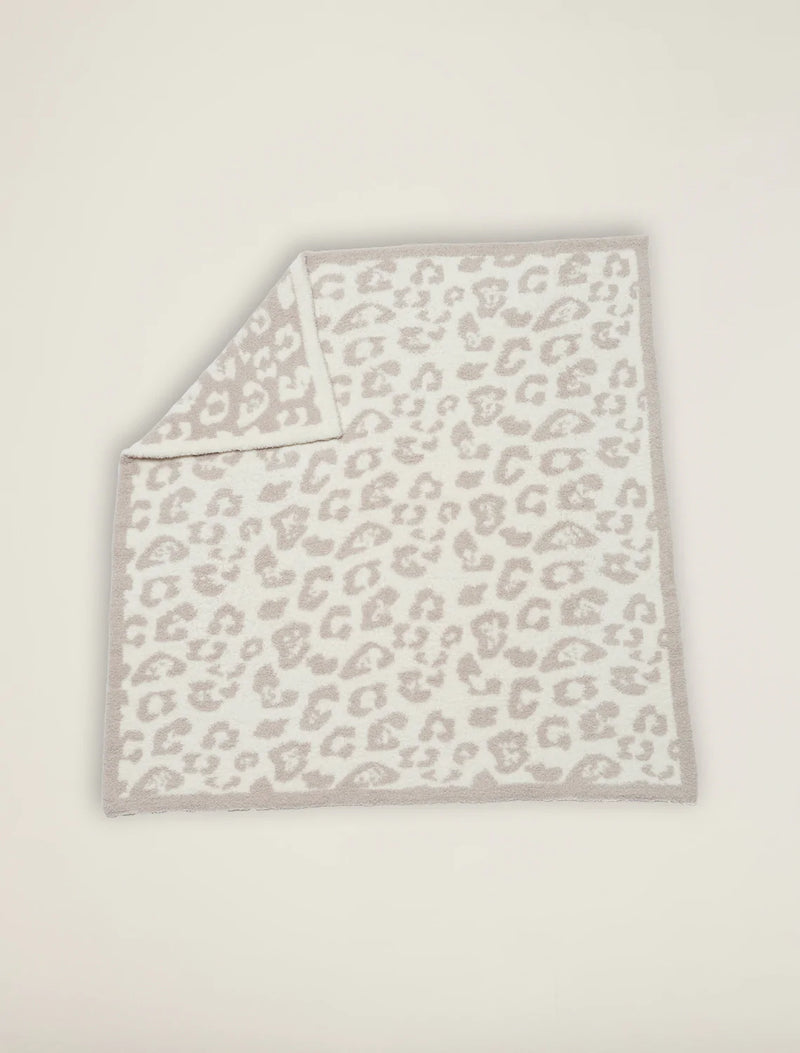 CozyChic Barefoot In The Wild Baby Blanket Stone / Cream (Personalization Included)