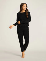 Cozychic Ultra Lite Rolled Neck Pullover - Black