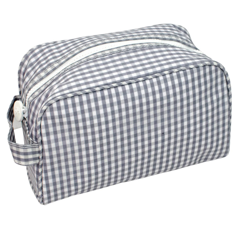 TRVL Stowaway Grey Gingham - Personalization Included