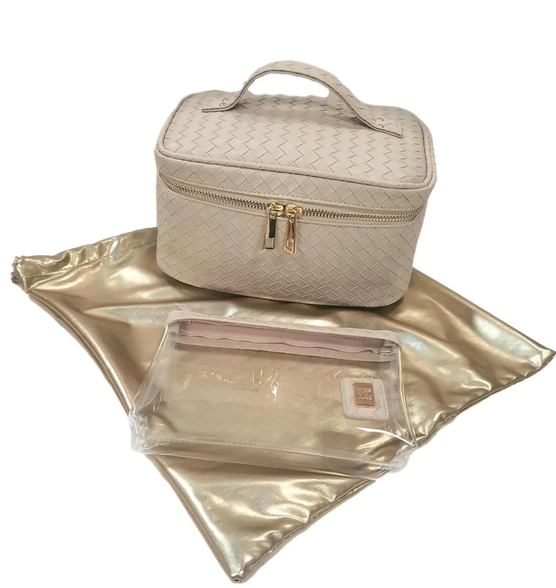 TRVL Luxe Train Trame Woven Bisque